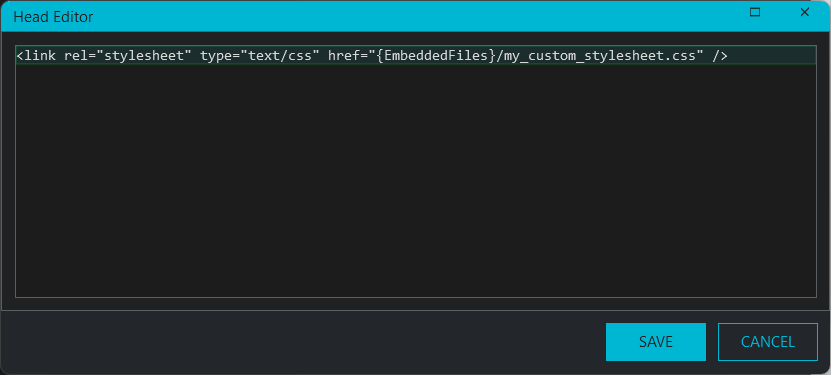 Embeded Files Placeholder